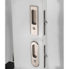 Aleación de zinc oculta llave de bloqueo de fábrica oculto empotrado empotrado invisible tirón manija deslizante puerta de puerta de madera