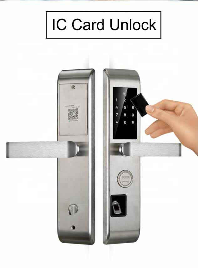 Bloqueo automático de puerta inteligente de alta calidad Cerraduras de puerta digital sin llave con control remoto de bloqueo inteligente