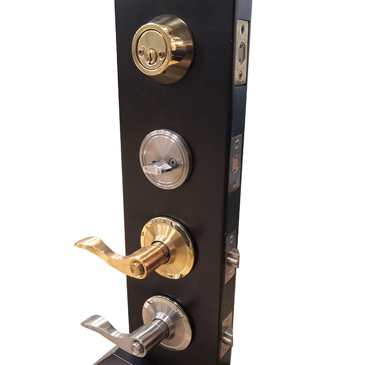 Lockset Cilíndrico Lockset Puerta Lock Brandwine Knob Latón antiguo