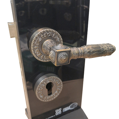 Cerradura de la palanca de la puerta interior de la aleación de zinc con la roseta redonda asas de estilo clásico
