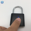 USB recargable puerta cerradura inteligente inteligente keyless touch al aire libre impermeable candado de huellas dactilares
