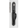 Cerradura de puerta de entrada con llave y manija de puerta de palanca para puerta interior con llave de seguridad de aleación de zinc sólido negro