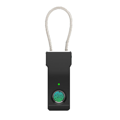 Desbloqueo de huellas dactilares sin llave Desbloqueo Biométrico Smart Bloqueo de acero inoxidable Candado USB Lock eléctrico recargable