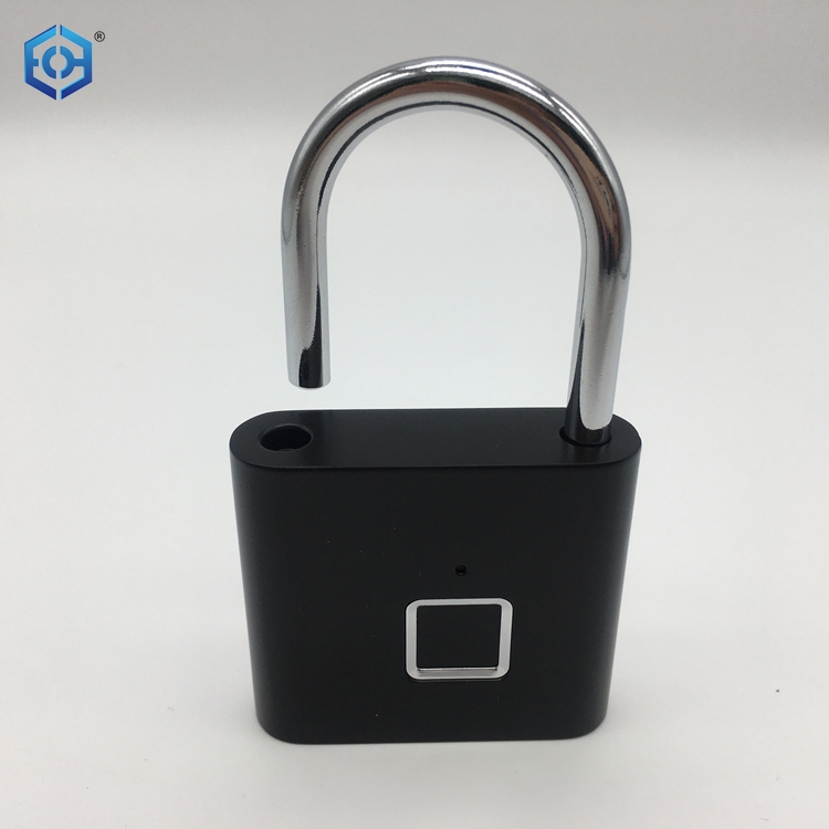 USB recargable puerta cerradura inteligente inteligente keyless touch al aire libre impermeable candado de huellas dactilares