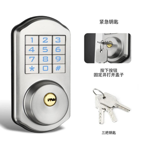 Deadbolt de entrada sin llave electrónica con tuya wifi cerradura de puerta inteligente