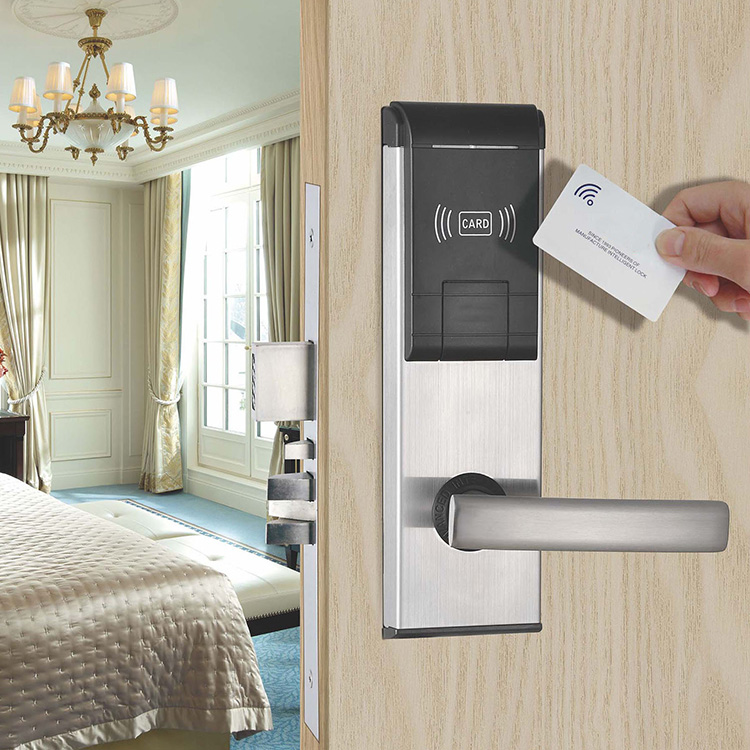Sistema de cerradura de la puerta del hotel Digital RFID CARD HOTEL BLOQUEO DE PUERTAS CON SOFTWARE FREE