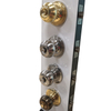 Popular en South American Acero Inoxidable Perilla cilíndrica Cerradura de puerta de madera para hardware de puerta