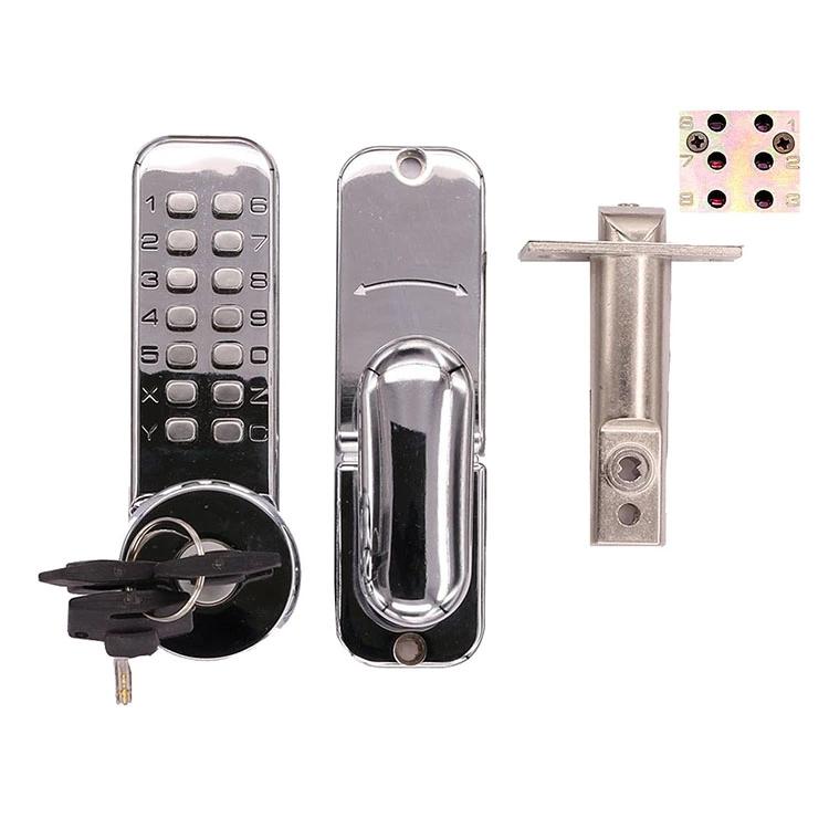 Muestra Proporcionar una combinación digital sin llave de pulsador de pulsador de seguridad de la puerta de seguridad de la aleación de zinc de bloqueo mecánico de bloqueo
