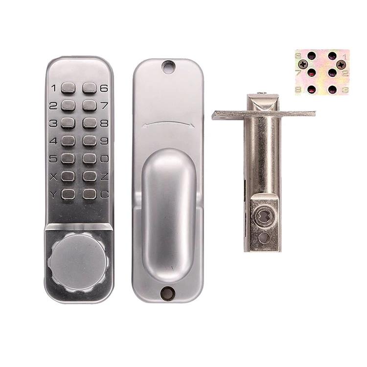 Seguridad Sin fuente de alimentación sin llave impermeable-impermeable Código mecánico Cerradura de puerta