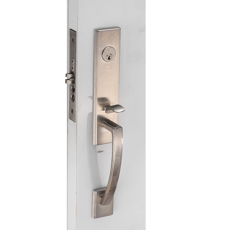 Manijas para puertas de entrada con cerraduras para el hogar de aleación de zinc sólido DSN