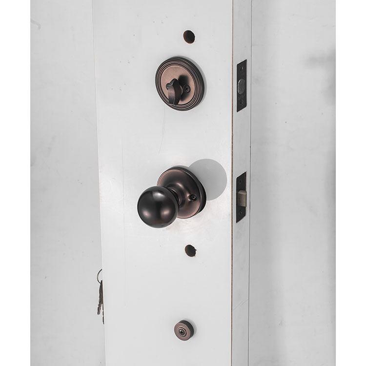 Cerraduras sólidas de la manija del hardware de la puerta de seguridad del acero inoxidable y de la aleación del cinc del estilo americano AB