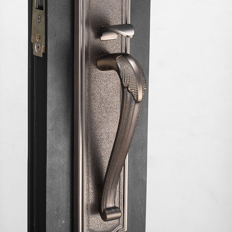 Cerradura de manija de puerta de entrada de lujo de seguridad de aleación de zinc DAB
