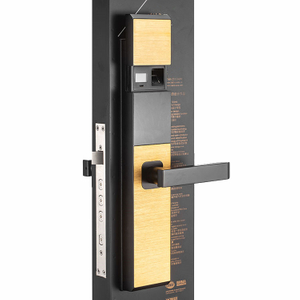 Tarjeta de hotal y llave Seguro Smart Home Security Digital Inteligente Contraseña Electrónico Manija de huellas dactilares Cerradura de la puerta de la puerta