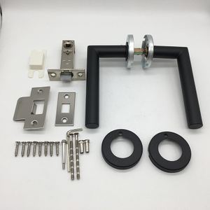 Caja fuerte tubular OEM Negro recién llegado de acero inoxidable de acero inoxidable palanca de pestillo de la palanca de la palanca de la manija de la palanca para el baño